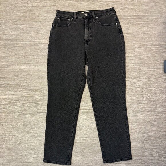 MADEWELL CURVY PERFECT VINTAGE JEAN BLACK - Picture 2 of 3
